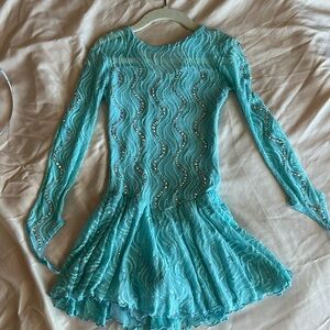 Girls figure skating dress 8